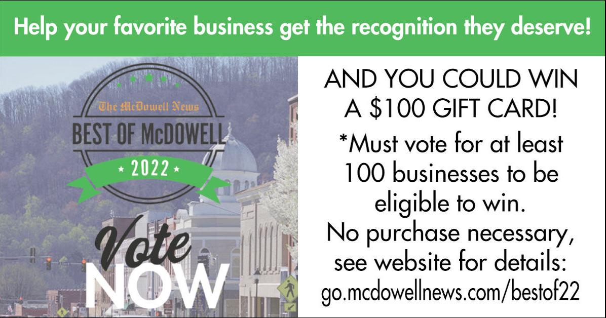 Vote now in the Best of McDowell 2022 contest