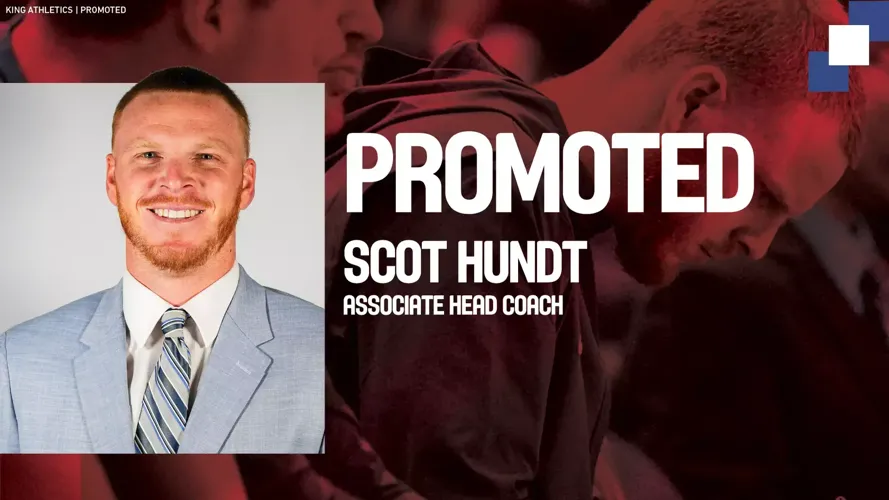 Scot Hundt Promoted to Associate Head Coach of King University Men’s Basketball