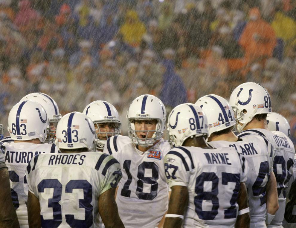 41. Super Bowl XLI QB Peyton Manning, Indianapolis Colts