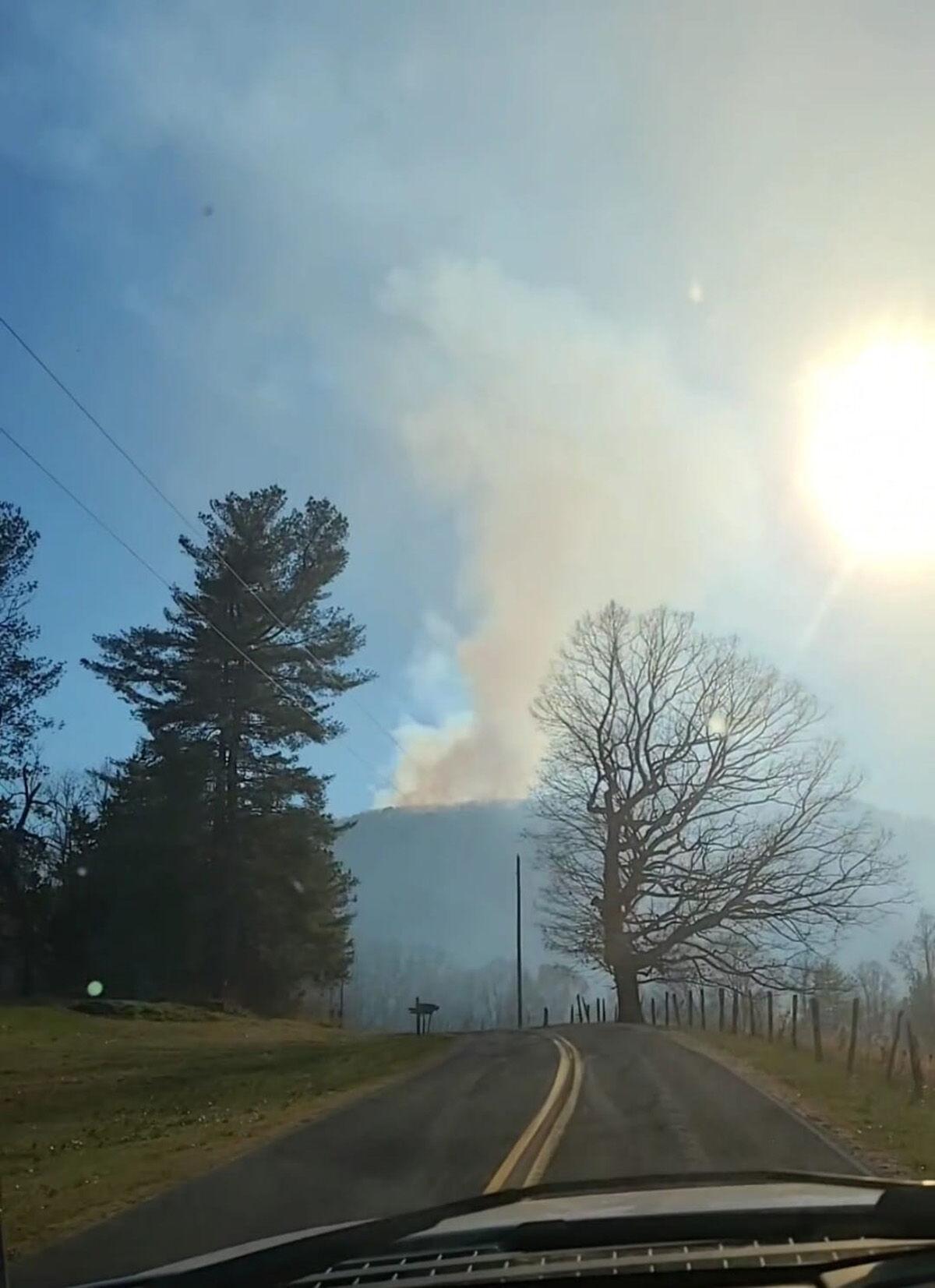 Fire officials: Nearly 50 acres burned in Pogue Mountain fire