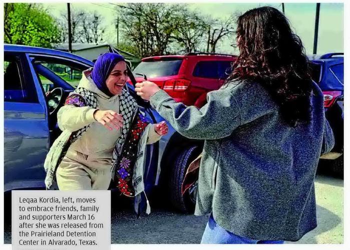 IMMIGRATION ENFORCEMENT Last campus activist released