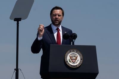 Vice President JD Vance participates in the International Naval Review aboard the USS Kearsarge in New York Harbor