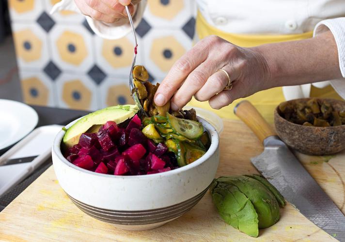 Beet & Grapefruit Poke Assemble
