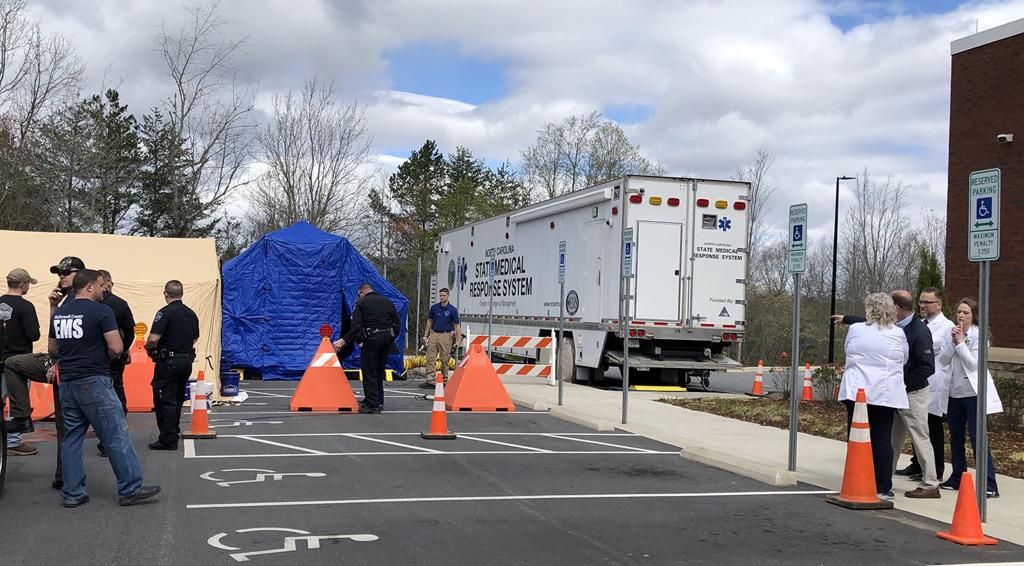 Triage Tents Set Up At Mission Hospital Mcdowell Latest Headlines Mcdowellnews Com