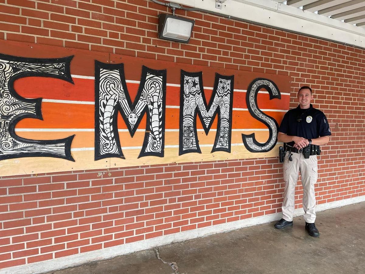 East McDowell Middle School introduces new school resource officer