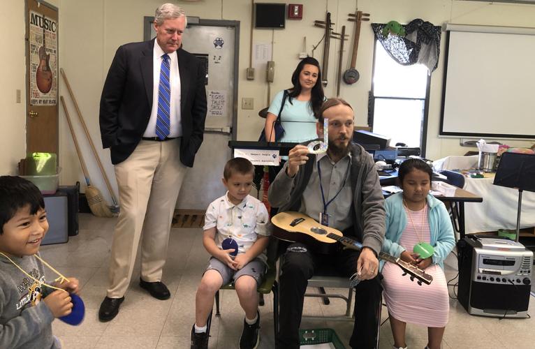 U.S. Rep. Mark Meadows visits McDowell