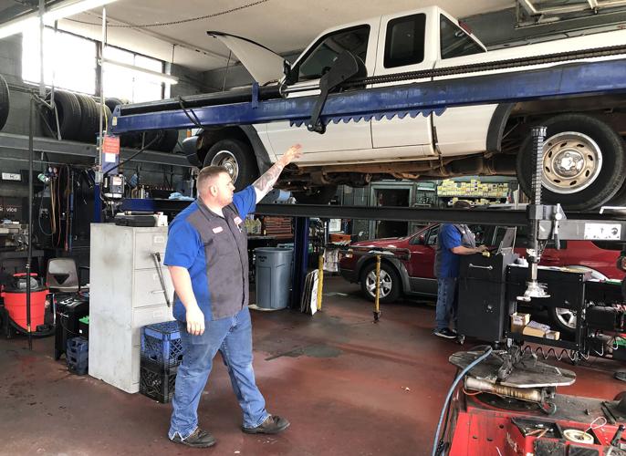Downtown Marion’s Main Street Exxon for sale