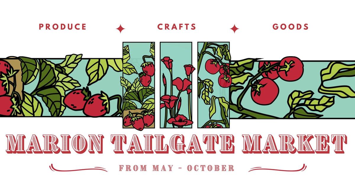 Stop by Marion Tailgate Market after Sidewalk Sale for live music, fresh eggs, produce, artists