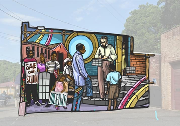 A lasting tribute: Old Fort celebrates civil-rights heroes with mural