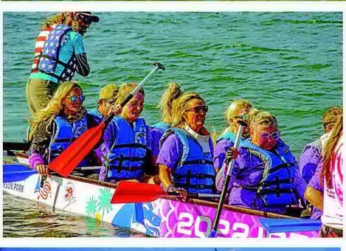 DRAGON BOAT RACE HELD AT LAKE JAMES STATE PARK