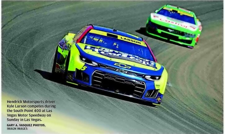 LARSON OVERCOMES EARLY STRUGGLES
