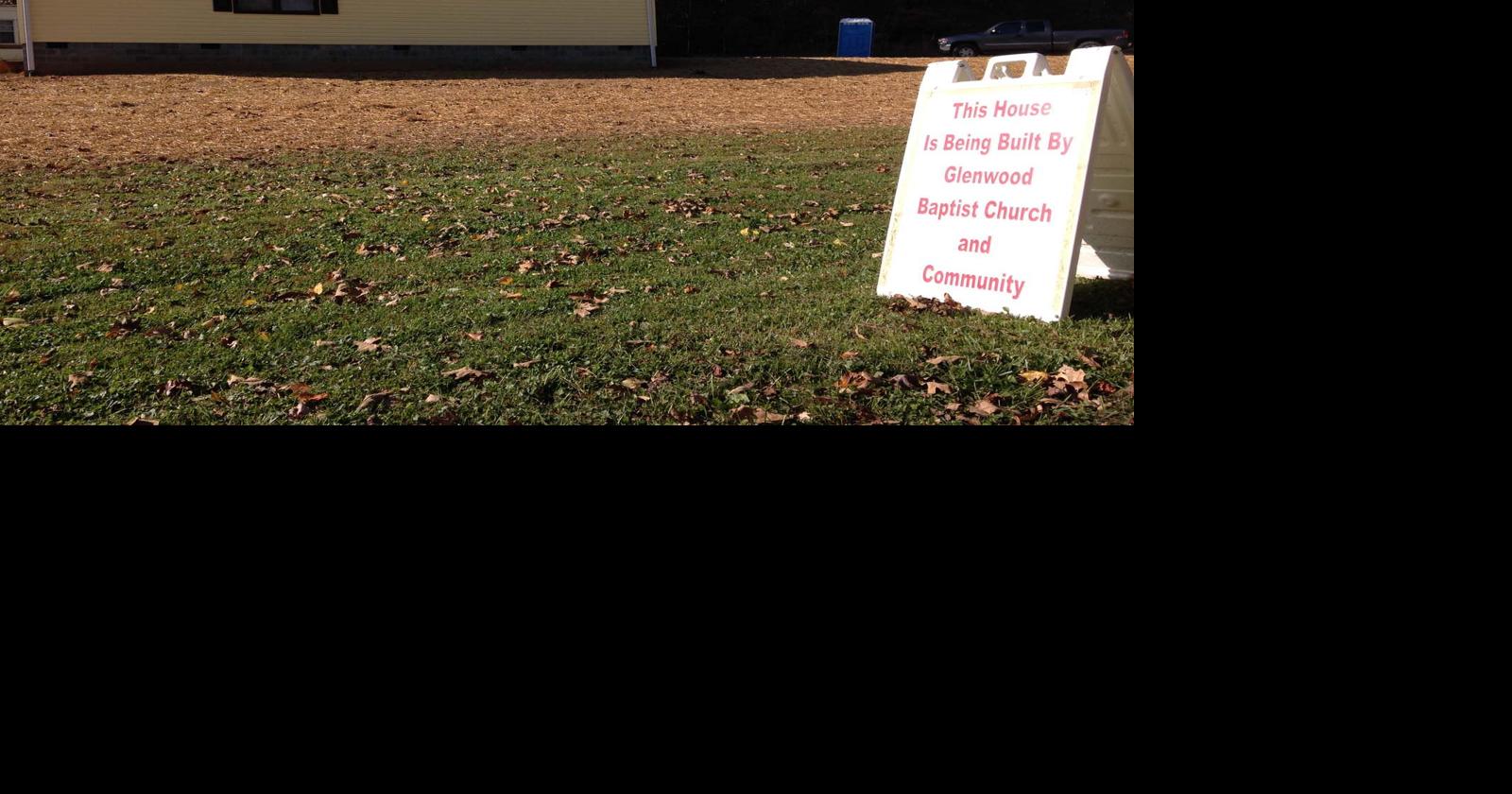 Glenwood Baptist Church, community build new home for family