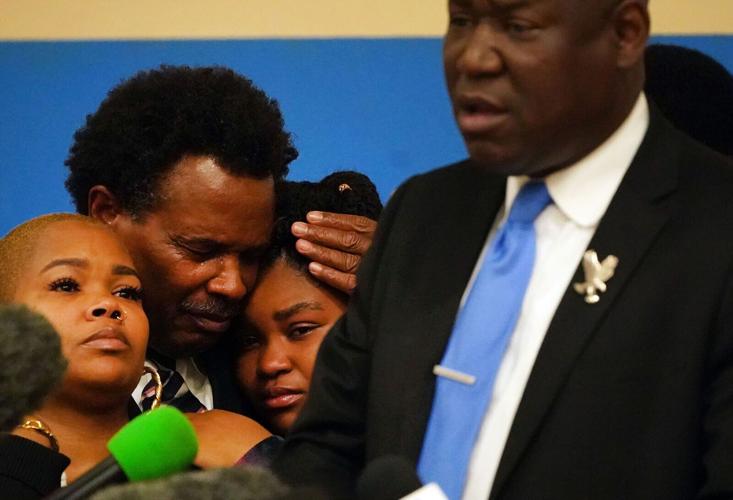 Family of Ruth Whitfield attorney Ben Crump (copy)