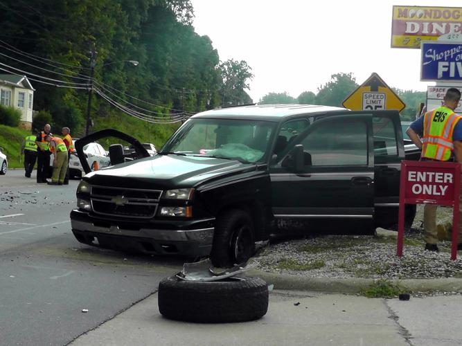 2 sent to hospital in officer-involved wreck