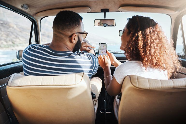 If you can't find a car with a rental company, try hiring a limo or a moving van.