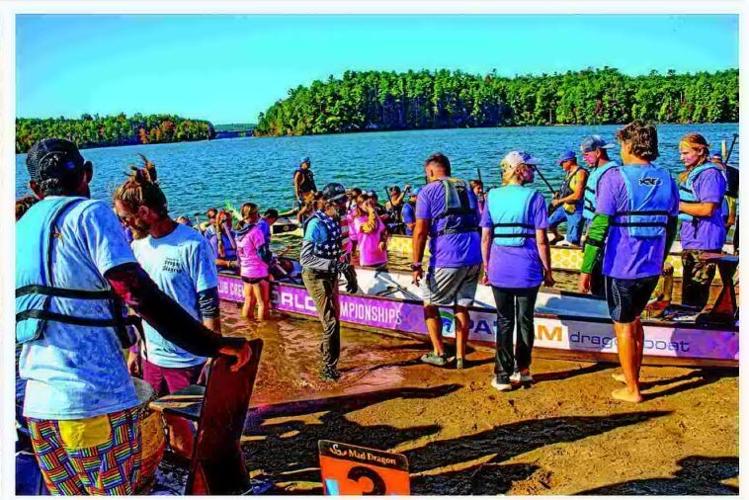 DRAGON BOAT RACE HELD AT LAKE JAMES STATE PARK