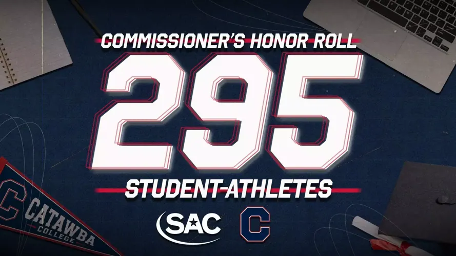 295 Catawba student-athletes named to SAC Commissioner's Honor Roll