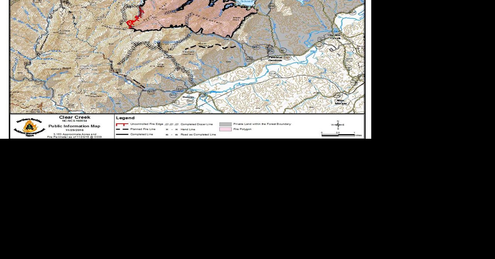 Clear Creek Fire nears containment