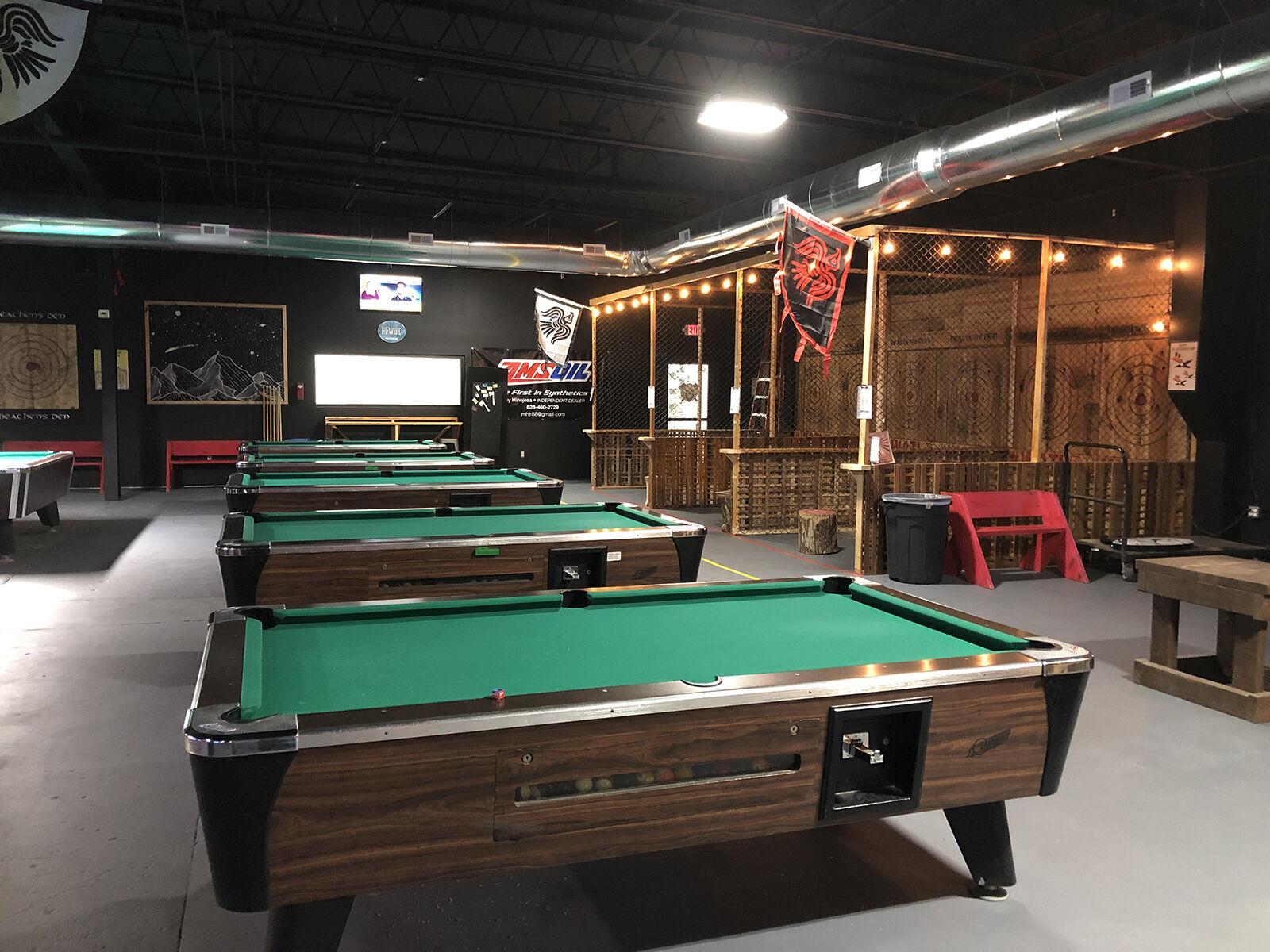 Heathens Den Axe Throwing opens in Miller Complex in Marion