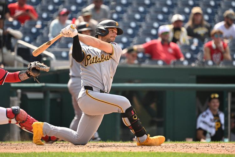 Brandon Lowe, here hitting his team-leading 21st home run, says "it's a blast being a part of this lineup" in Pittsburgh.