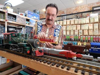 Marion model train shop unique in WNC