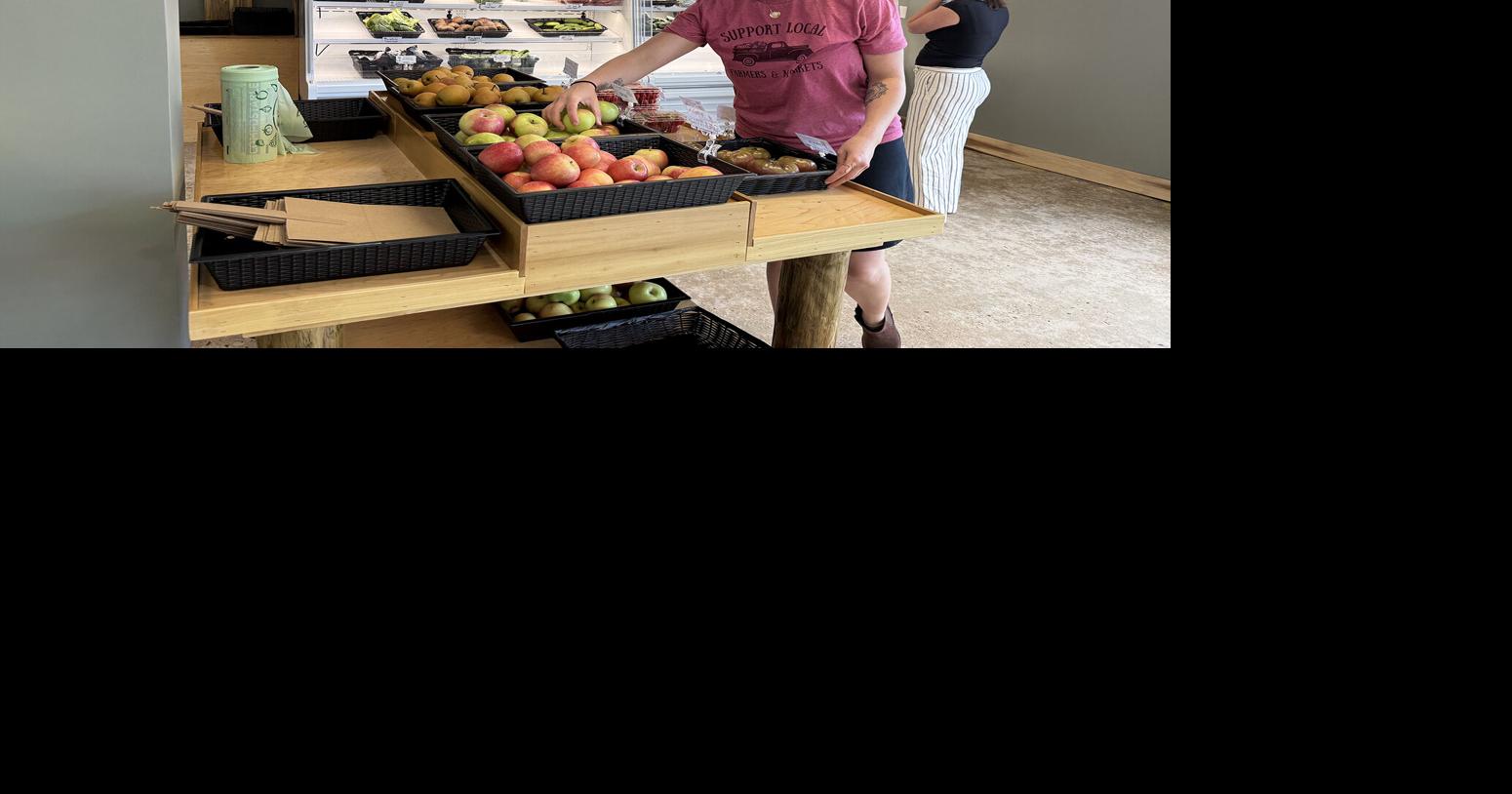 Foothills Food Hub opens store in Marion selling locally produced food, including meat and veggies