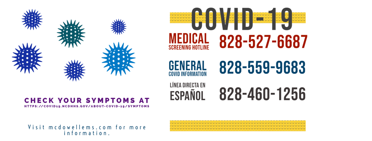 Update: 53 additional McDowell residents test positive for COVID-19, another person dies