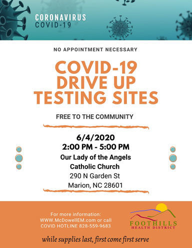 Mcdowell Coronavirus Numbers Rise To 49 Free Community Testing Next Week Latest Headlines Mcdowellnews Com