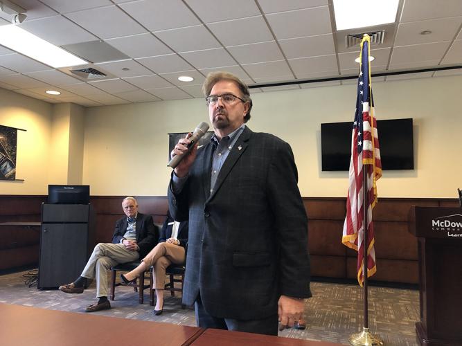 U.S. Rep. Chuck Edwards visits McDowell County