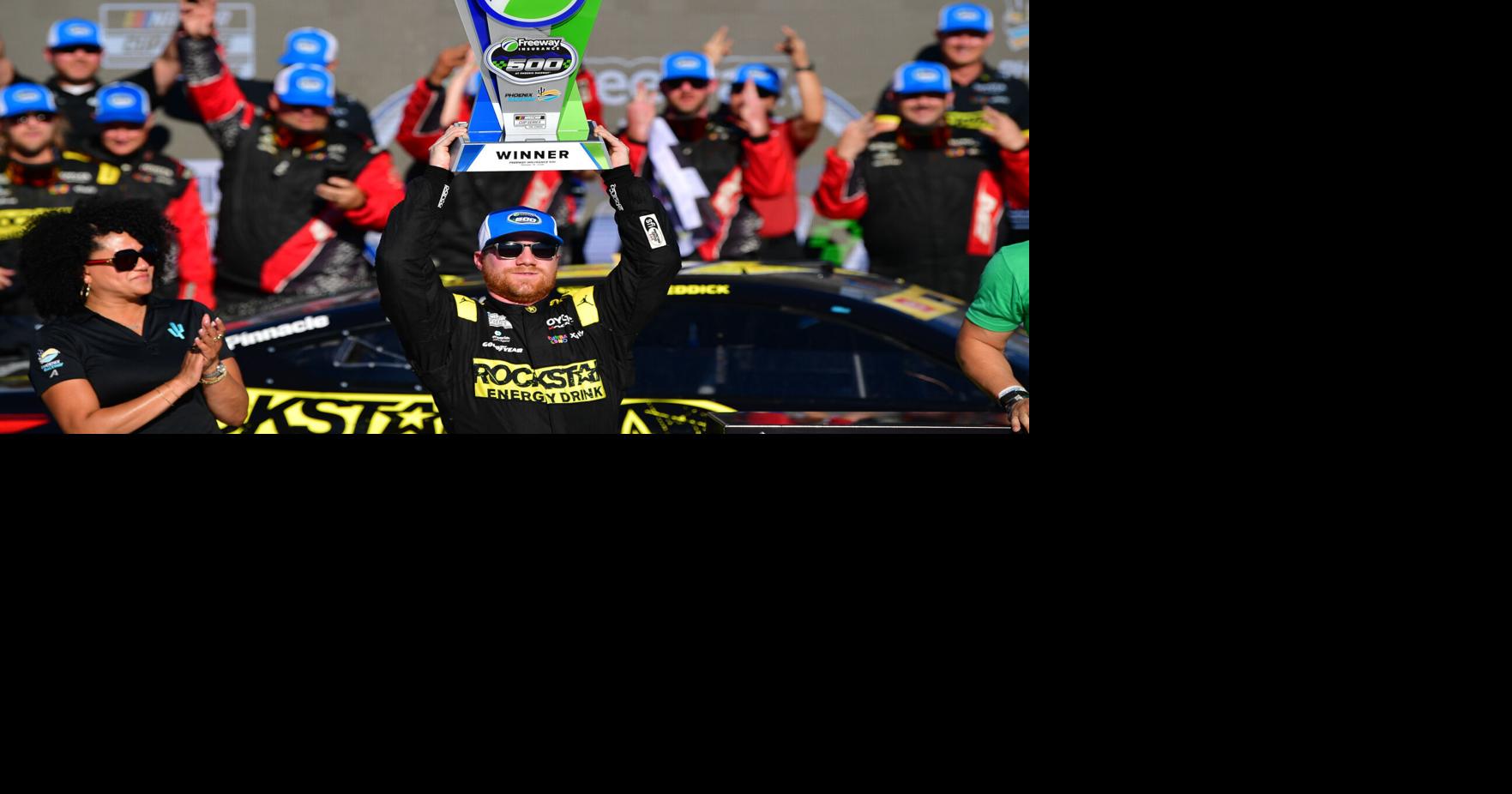Tyler Reddick uses bold move to win Freeway Insurance 500