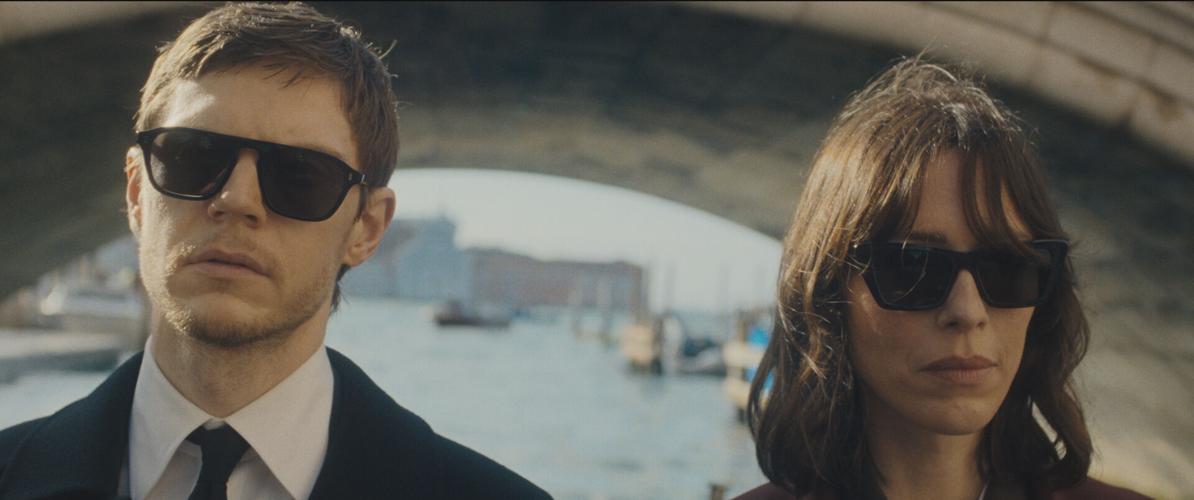 Evan Peters and Rebecca Hall