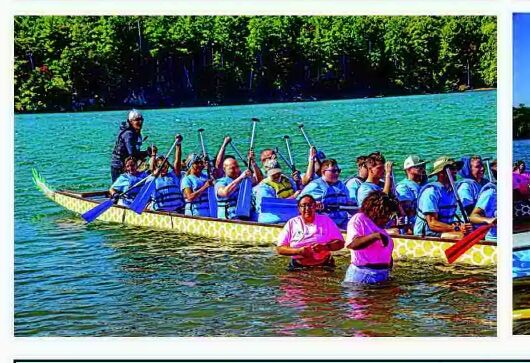 DRAGON BOAT RACE HELD AT LAKE JAMES STATE PARK