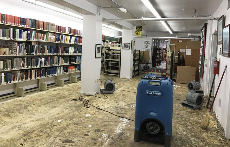 Library’s lower level closed until further notice