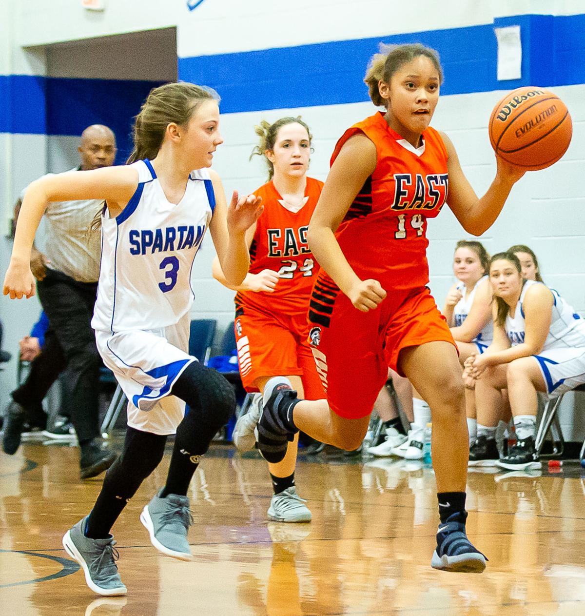Middle School Basketball Trojans Invade Spartans Sports