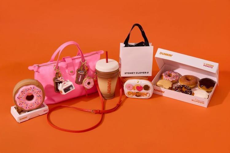 Dunkin' is also collaborating with lifestyle and accessories brand Stoney Clover Lane for a "sweeter, limited-edition collection."