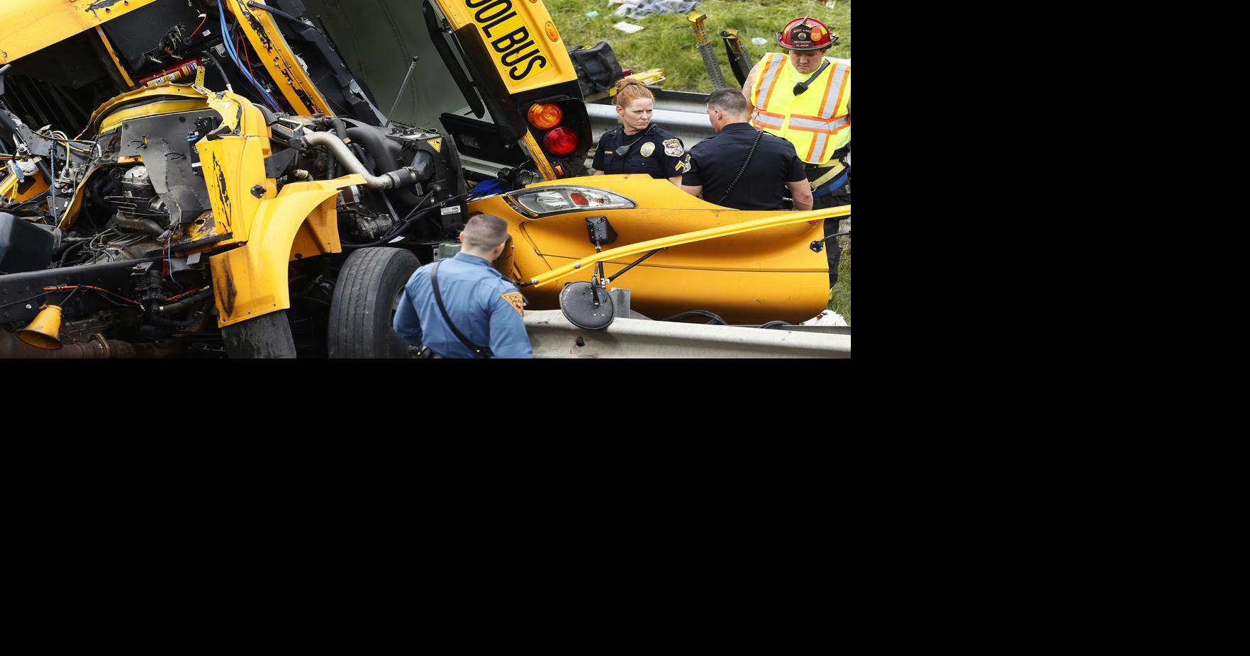 Photos: Student, teacher killed in New Jersey school bus, dump truck crash