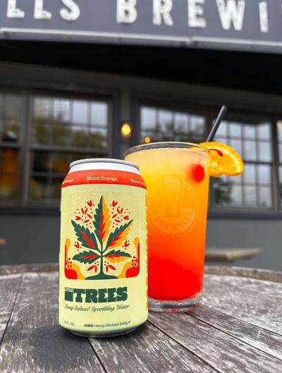 Blood Orange Sunset THC Seltzer mocktail  is not only eye-appealing but tasty.JPG