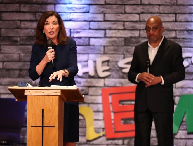 Hochul at True Bethel