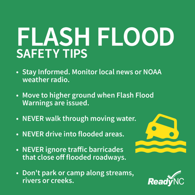 McDowell, rest of WNC under flood watch