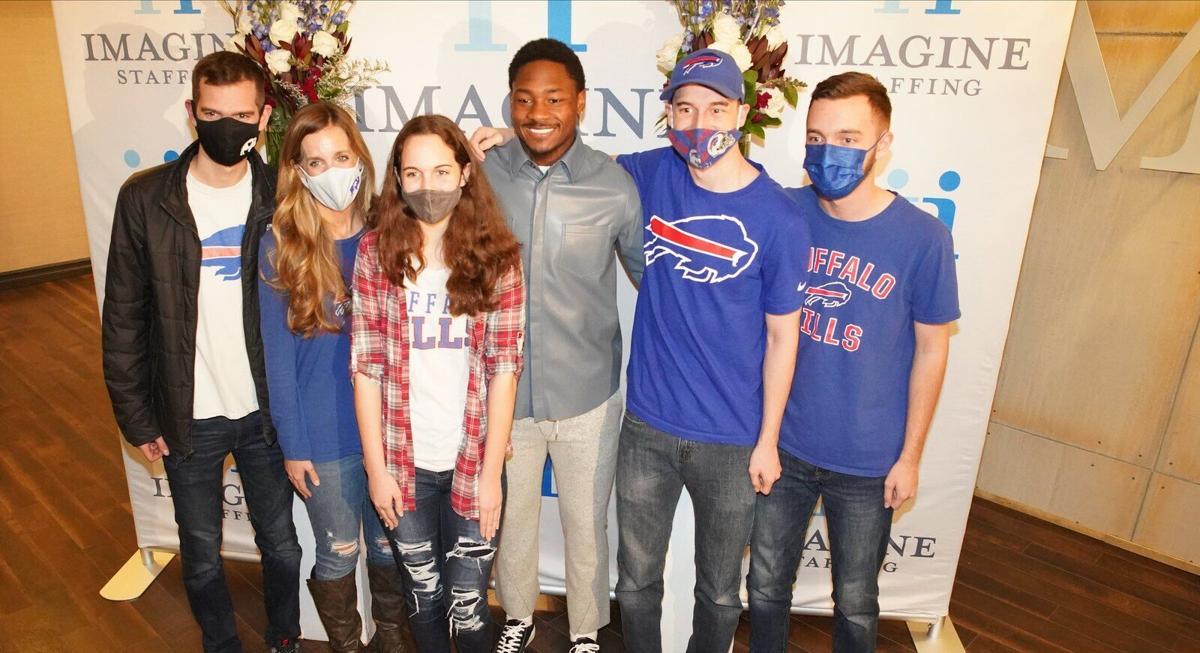 Stefon Diggs hosted his Annual Turkey Giveaway for the first time in Buffalo,