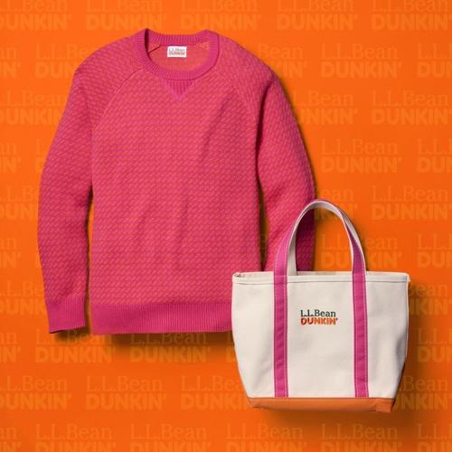 The Dunkin' and L.L. Bean collab will include a sweater and boat and tote.