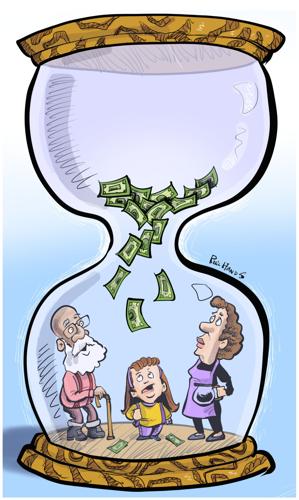 Social Security hour glass