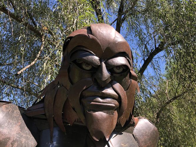 Local artist Betty Ballew creates sculpture of Bigfoot