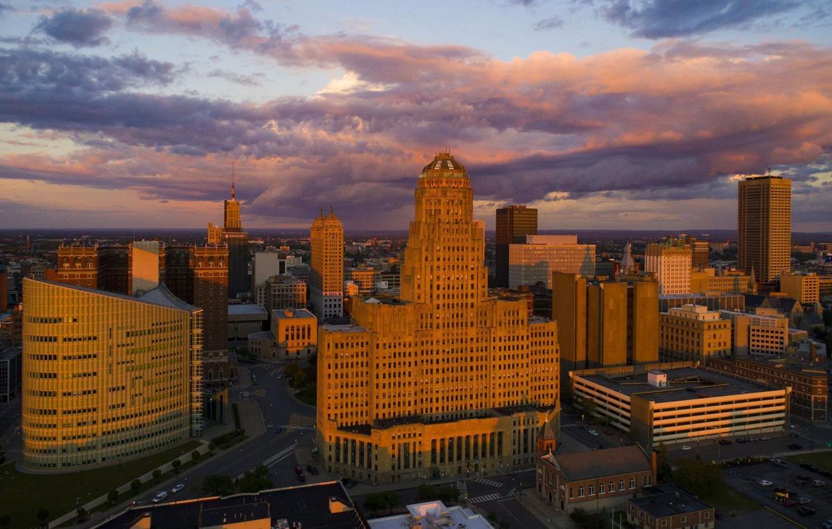 Derek Gee Buffalo skyline city hall