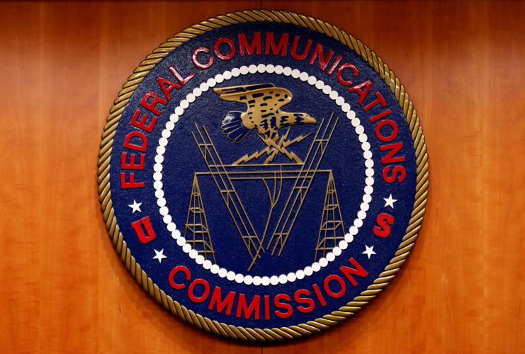 FILE PHOTO: The Federal Communications Commission (FCC) logo is seen in Washington