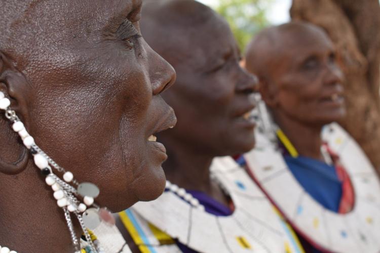 The weathered faces of Maasai women reflect generations of tradition, resilience and community in rural Tanzania.