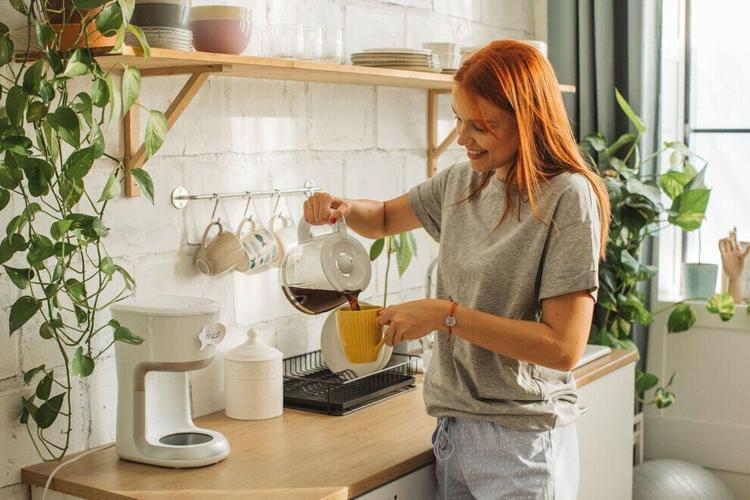 The perfect cup of coffee is just a few steps away.