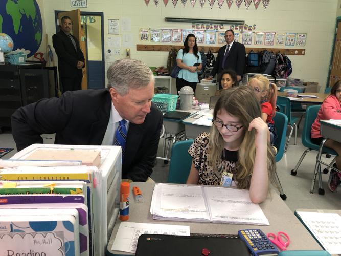 U.S. Rep. Mark Meadows visits McDowell