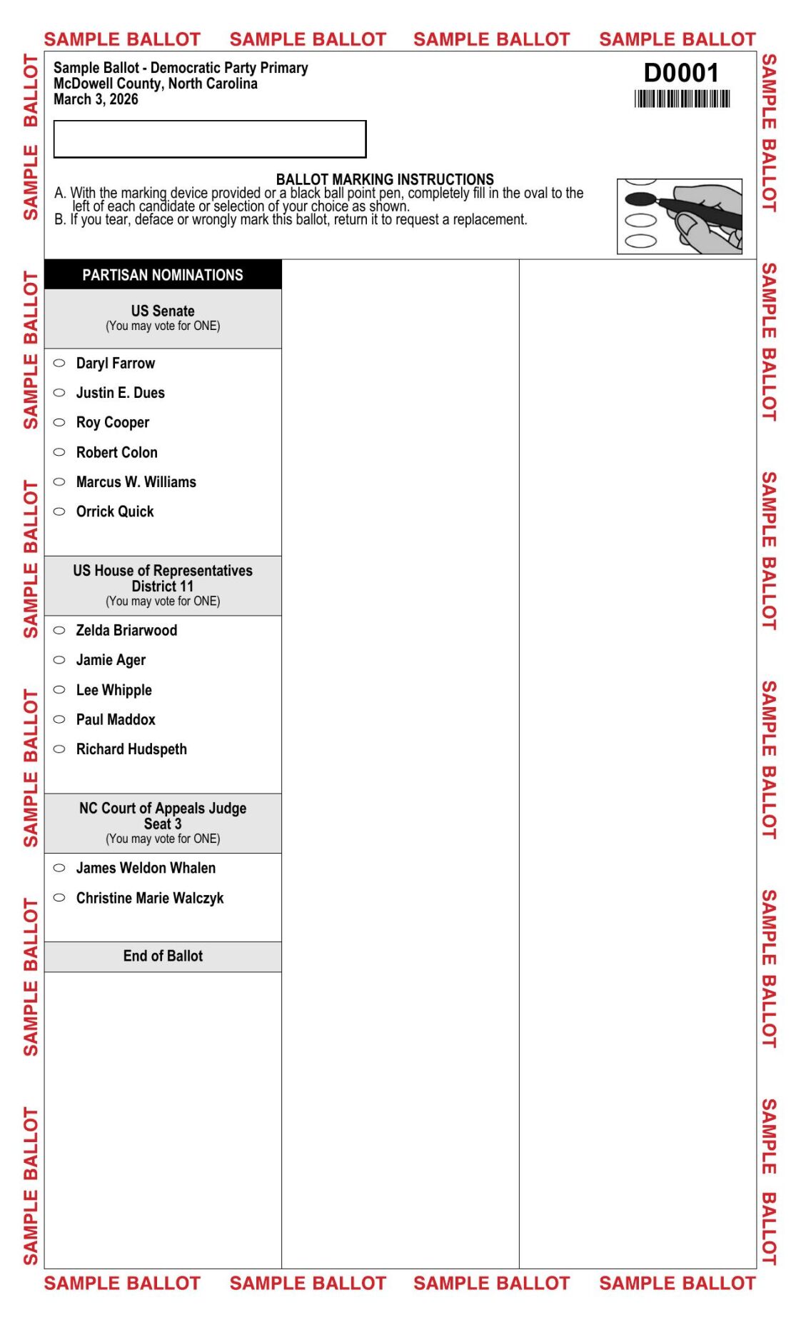 McDowell County sample ballot Democratic Party.pdf