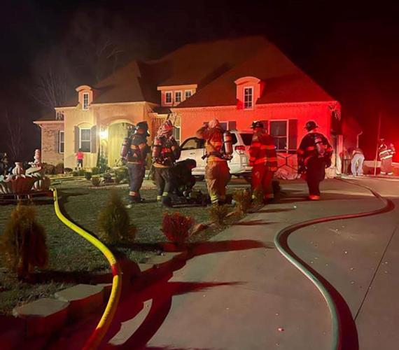 Firefighters respond to house fire in West Marion area